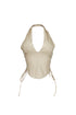 Kona Poplin Corset Halter Top